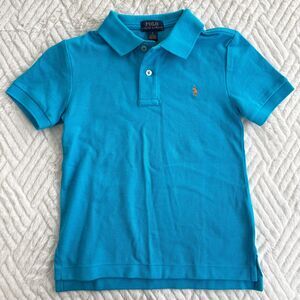Polo Ralph Lauren Boys Size 5 Blue Short Sleeve Classic Polo Shirt